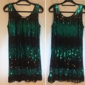 Sequin Flapper Dress XL
